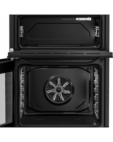 Hotpoint HDE6VDCASB1 60cm Electric Double Cooker with Air Fry - Black