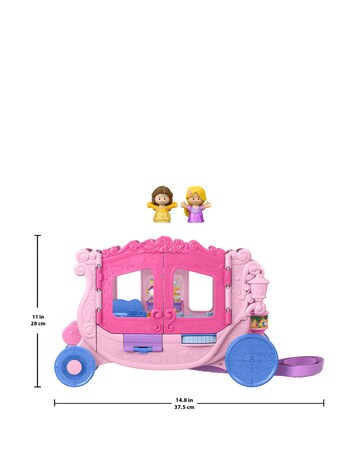 Fisher-Price Little People Disney Princess Pull-Along Musical Carriage