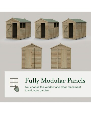 4LIFE Apex Shed 4x6 - Single Door - No Windows (Home Delivery)