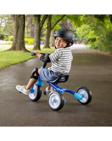 Xootz Switch Rider Folding Balance Bike Trike - Blue
