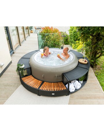 Lay-Z-Spa 180cm Round Rattan Hot Tub Surround
