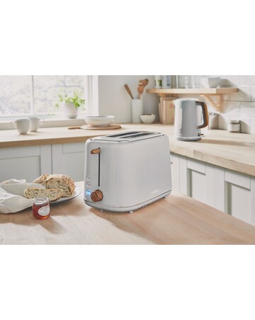 Tower Scandi Grey Kettle and 2 Slice Toaster Bundle