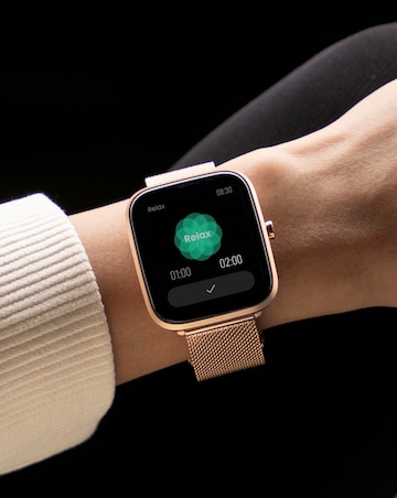 Sekonda Motion Plus Smart Watch - Rose Gold Alloy & Stainless Steel Mesh