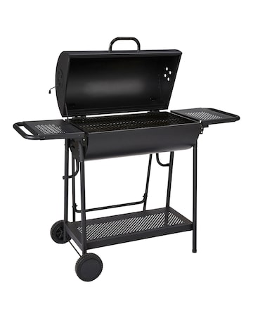 Double Oil Drum Charcoal BBQ