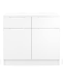 Sorrento Ready Assembled High Gloss Small Sideboard