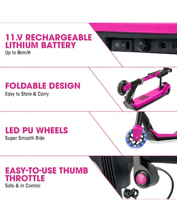 Xootz Elements Electric Scooter - Pink