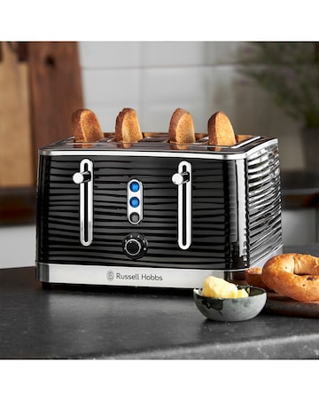 Russell Hobbs Inspire Kettle and Toaster Bundle Black