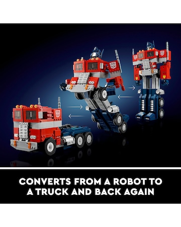 LEGO Icons Optimus Prime, Transformers Robot Model Set 10302