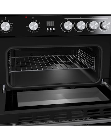 Hisense HDE3211BBUK Freestanding Electric Cooker - Black