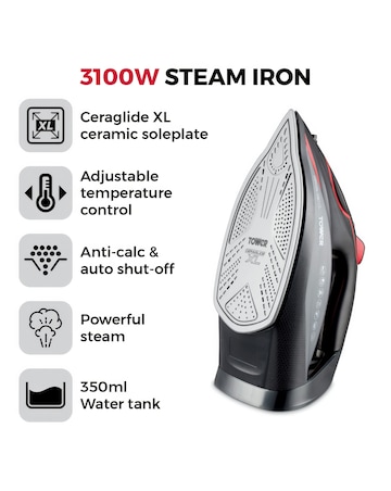 Tower Steam Iron XL Soleplate