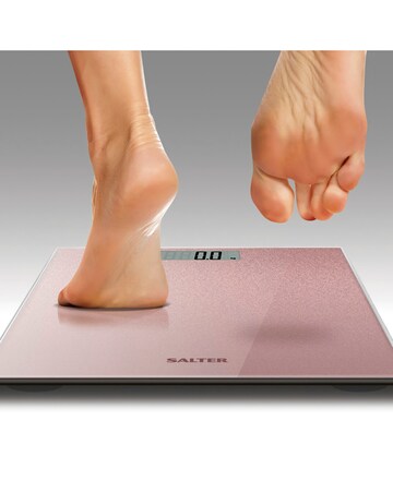 Salter Rose Gold Glitter Electric Scale