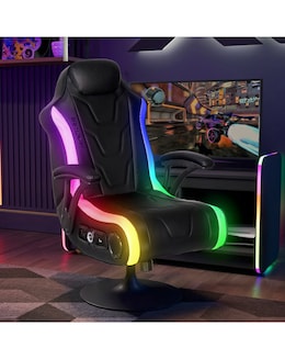 X Rocker Monsoon 4.1 Audio LED Console Gaming Chair - Black