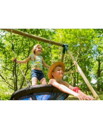 Plum Spider Monkey 2 Wooden Garden Swing