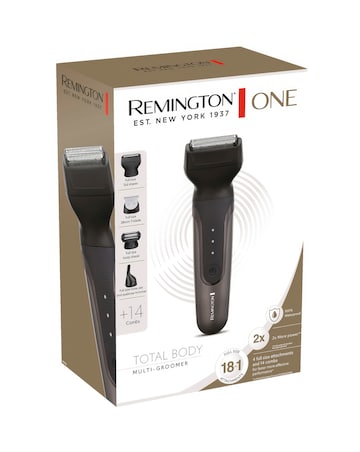 Remington ONE 18-in-1 Total Body Multi-Groomer with Full Sized Foil Shaver PG780