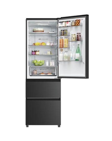 Haier Series 3 HTW3618ENPB Wifi Connect 185cm 60/40 Fridge Freezer - Slate Black