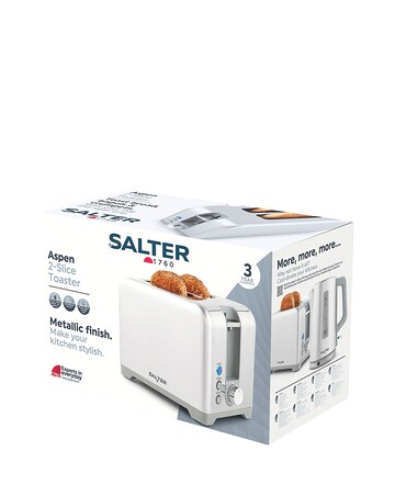 Salter Stainless Steel 2 Slice Toaster