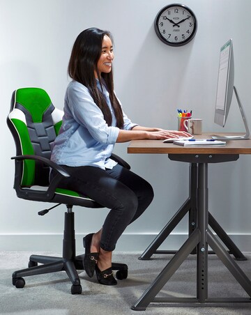 X Rocker Saturn Junior Gaming Chair - Green