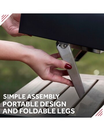 George Foreman 12" Black Wood Pellet Pizza Oven with Paddle & Carry Bag