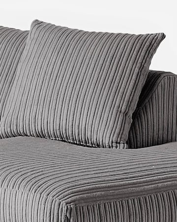 Ferguson Jumbo Cord Right Hand Chaise Sofa