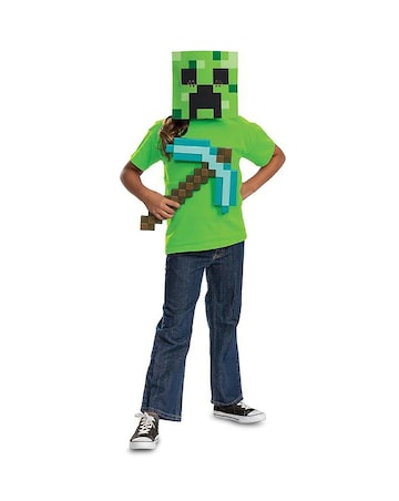 Minecraft Pickaxe & Mask Set