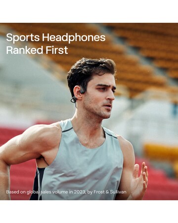 Shokz OpenRun Pro 2 Wireless Bluetooth Headphones - Black