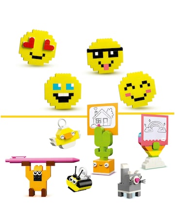 LEGO Classic Creative Happy Box Assorted Colourful Building Bricks Toy 11042