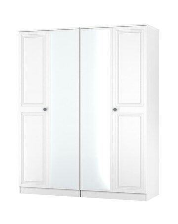 Richmond Ready Assembled 4 Door Wardrobe