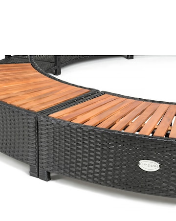 Lay-Z-Spa 200cm Round Rattan Hot Tub Surround
