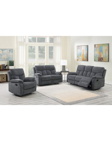 Adlington Manual Recliner 3 Seater Sofa