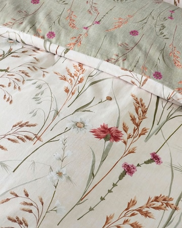 Catherine Lansfield Brushed Cotton Grasmere Floral Duvet Set