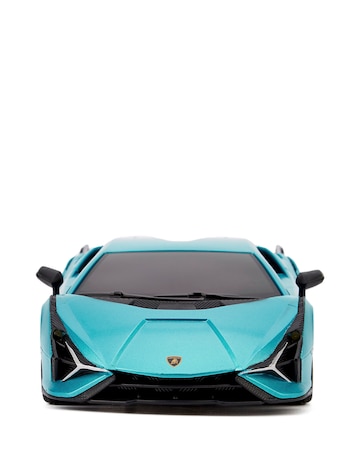 CMJ 1:24 Scale Lamborghini Sian Blue RC Car