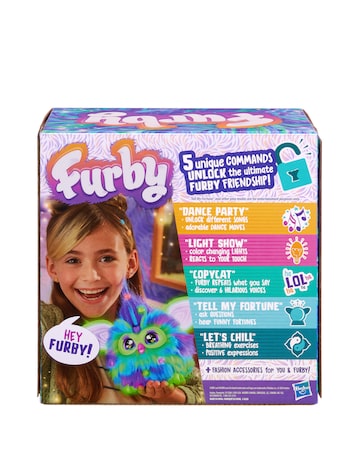Furby Galaxy Glow in the Dark Interactive Plush Toy