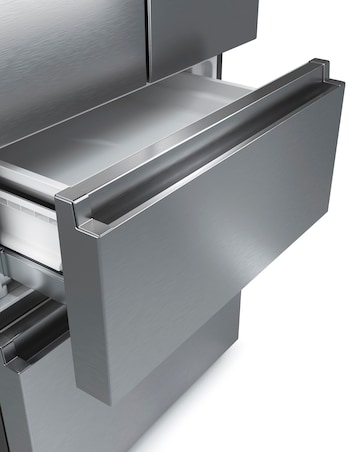 Hisense RF632N4WIE Fridge Freezer - Stainless Steel E Rated