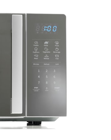 Hisense H20MOMSS4HGUK Mirror Silver Microwave 20L