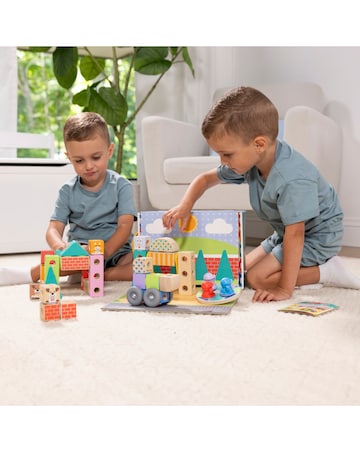 Melissa & Doug Blockables Town Play Set