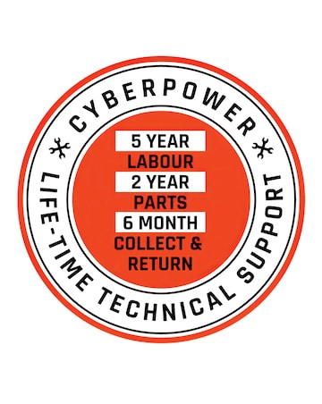 CyberPowerPC Lumina Gaming PC - AMD Ryzen 5 9600X RTX 5060 16GB RAM 1TB NVMe SSD