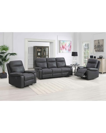 Atherton Manual Recliner 3 Seater Sofa