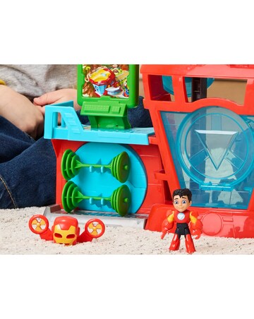 Marvel Iron Man and His Awesome Friends Playset Iron Quarters