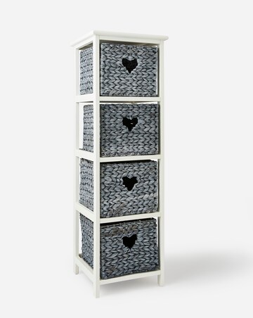 Hyacinth Hearts 4 Drawer Tall unit
