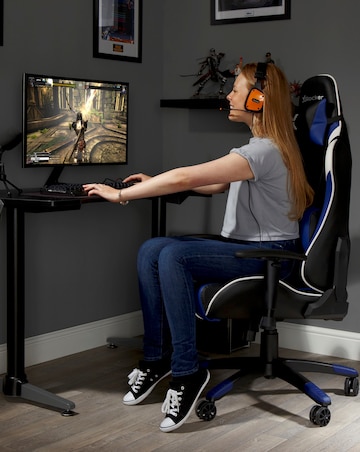 X Rocker Agility eSport Ergonomic Gaming Chair - Black / Blue