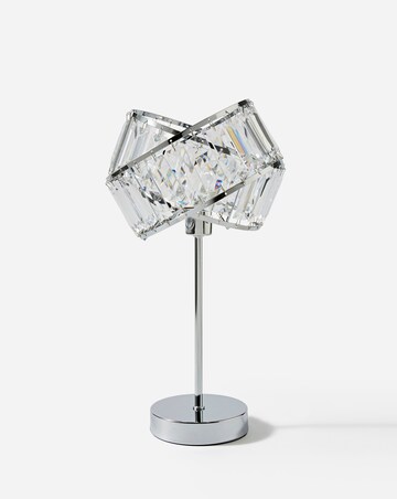 Juno Chrome & Acrylic Table Lamp