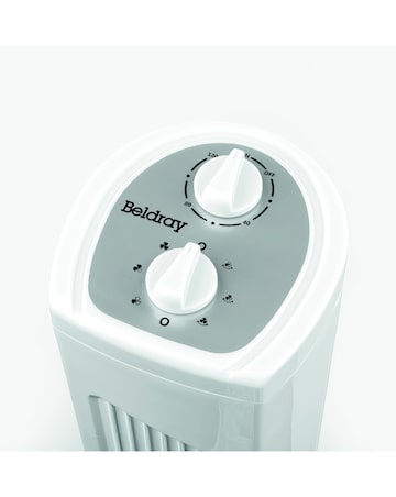Beldray 32 Inch Tower Fan With Timer White