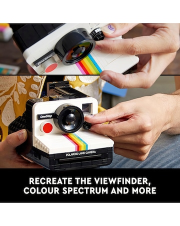 LEGO Ideas Polaroid OneStep SX-70 Camera Gift for Photographers 21345