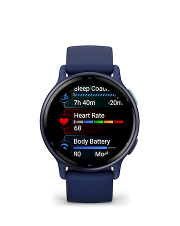Garmin Vivoactive 5 Smart Watch - Navy with SIlicone Band