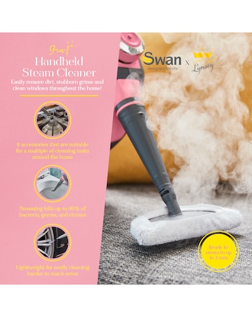 Swan TV's Queen of Clean Handheld Steam Cleaner