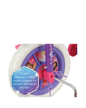 Disney Princess 2in1, 10 Inch Wheel Training Bike