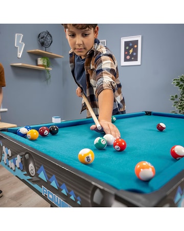 Power Play Pool 3ft Folding Games Table