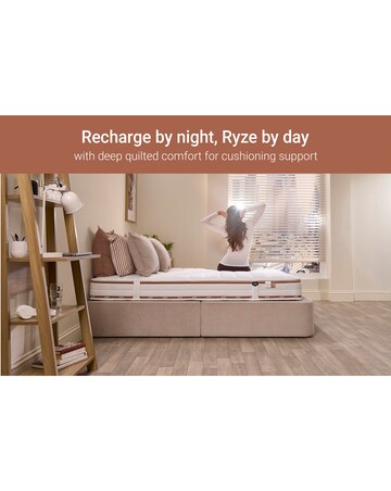Jay-Be Ryze Deep Quilted Sprung Mattress - Medium