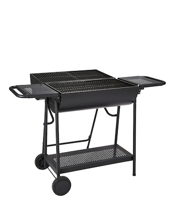 Double Oil Drum Charcoal BBQ