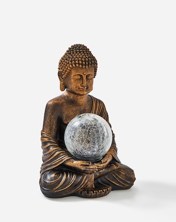 Gazing Buddha Solar Ornament